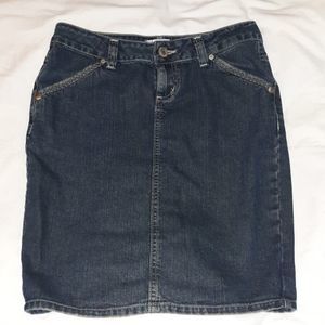 Paul & Joe Jean Pencil Skirt‎ w Owls on Pockets 5